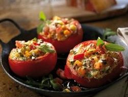 Stuffed chili tomatoes